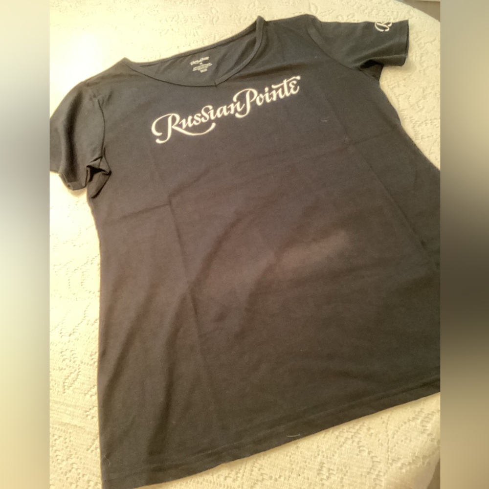 Russian Point Black Tee Shirt